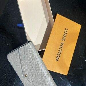 Louis Vuitton Elegant Gray Wallet